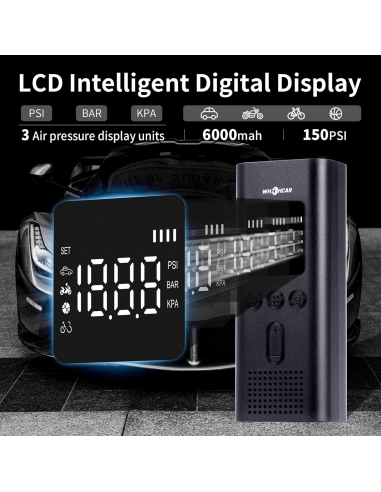WHZOHCAR Mini Compressore Portatile...