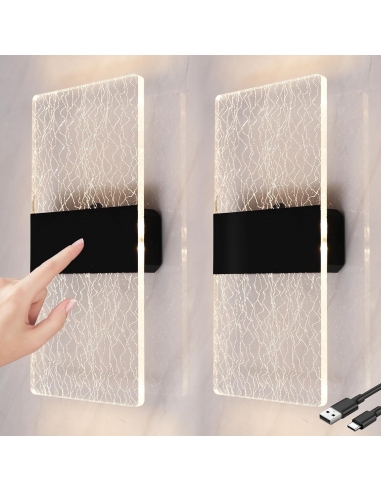 2 BOBOPAI Applique da Parete Batteria...