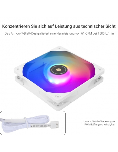 Thermalright TL-E12W-S Ventola di...