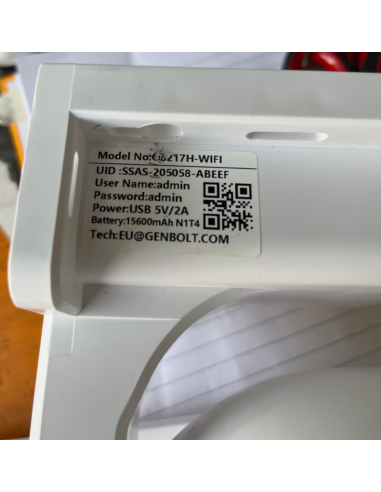 GENBOLT GB217H-WIFI Telecamera Dome... GENBOLT GB217H-WIFI Telecamera Dome...