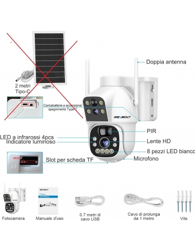 GENBOLT GB217H-WIFI Telecamera Dome... GENBOLT GB217H-WIFI Telecamera Dome...