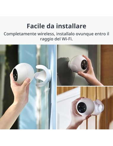 SwitchBot Telecamera 2K di sicurezza...