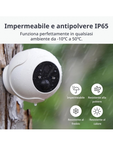 SwitchBot Telecamera 2K di sicurezza...
