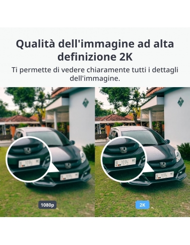 SwitchBot Telecamera 2K di sicurezza...