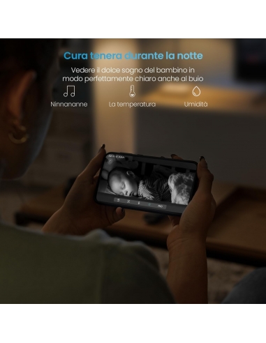 ieGeek Baby Monitor 4 Telecamera...