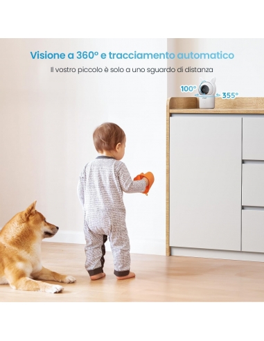 ieGeek Baby Monitor 4 Telecamera...