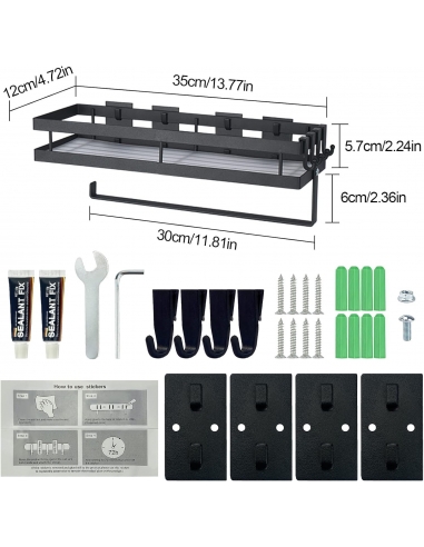 Porta spezie senza foratura porta da...