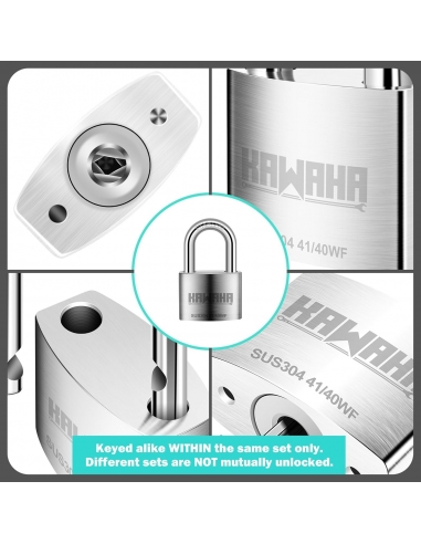 KAWAHA 41/40-4PS - Lucchetto 4x in...