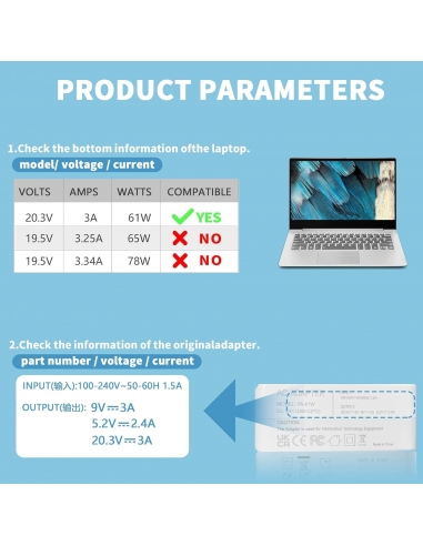 Cavo di ricarica per NoteBook Pro, 61...