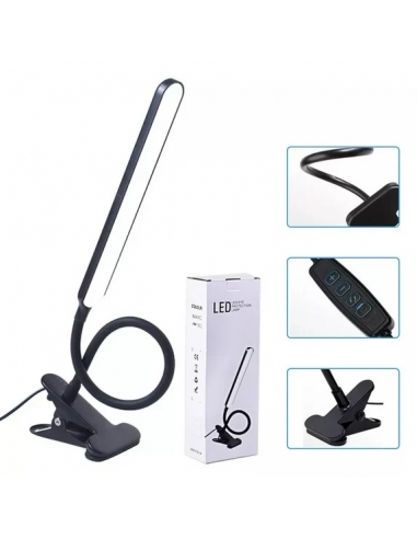 Lampada da Tavolo a Clip LED 10W... Lampada da Tavolo a Clip LED 10W...
