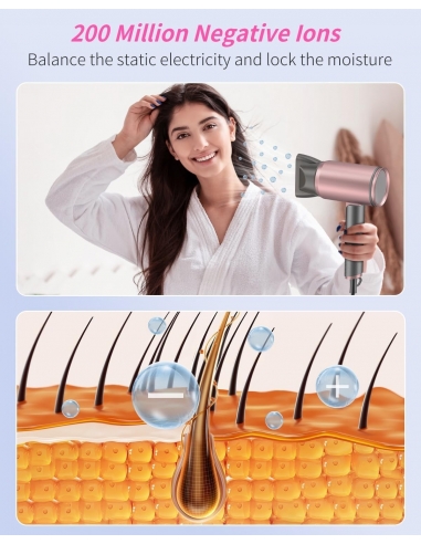 Vbrisi G888 Mini Asciugacapelli Phon...