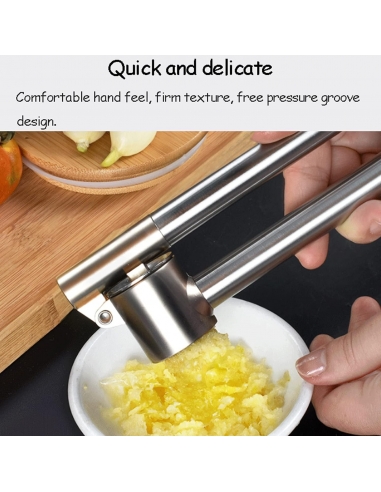Garlic Press Schiaccia Aglio Con...