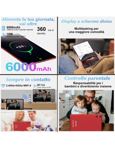 SKYEGG Tablet 10 Pollici Android 14...