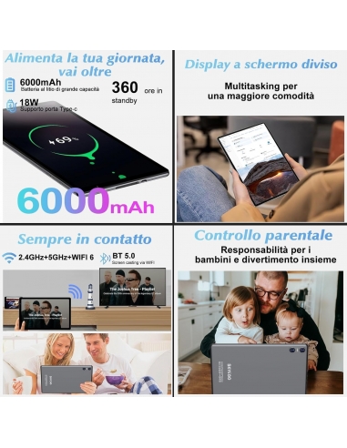 SKYEGG Tablet 10 Pollici Android 14...