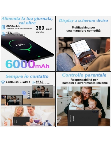 SKYEGG Tablet 10 Pollici Android 14...