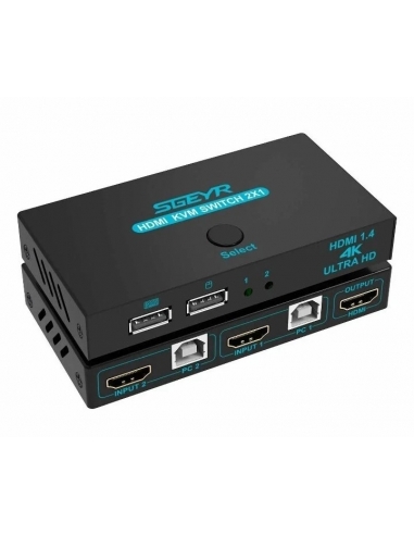 switch kvm HDMI 2 porte condivisione...