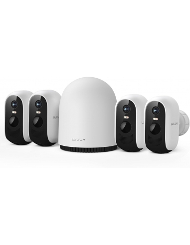 WUUK Telecamere 4x di sorveglianza 2K... WUUK Telecamere 4x di sorveglianza 2K...