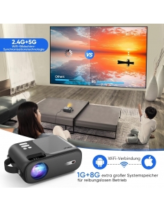 HORLAT Mini videoproiettore... 2