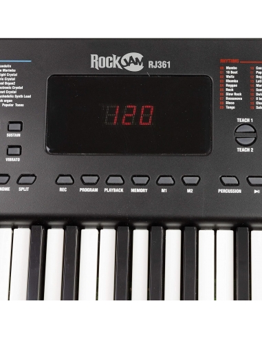 RockJam RJ361 Tastiera compatta 61...