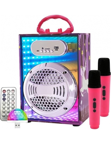 Karaoke Per Bambini 2 Microfoni...