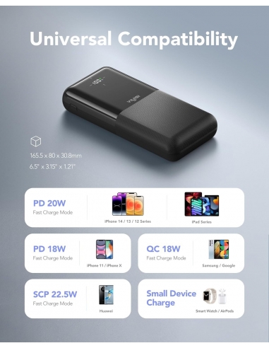 VIYISI External Battery 30,000 mAh,...