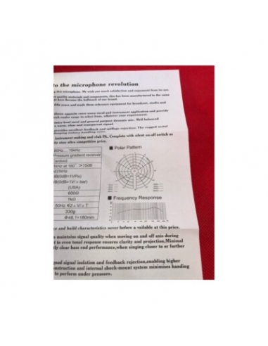 Microfono Dinamico Con Interuttore,...