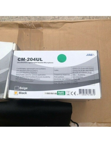JTS CM-204UL AURICOLARE MICROFONO...