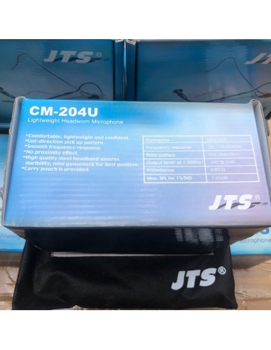 JTS CM-204U AURICOLARE MICROFONO...