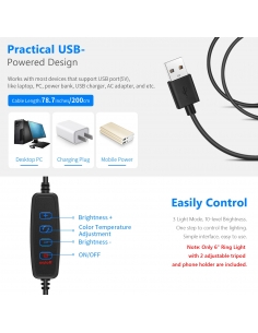 Ring Light Neewer 6" Selfie... 2