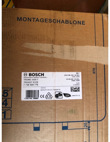 Scaldabagno elettrico a parete 30 Lt... Scaldabagno elettrico a parete 30 Lt...