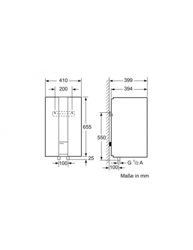 Scaldabagno elettrico a parete 30 Lt... Scaldabagno elettrico a parete 30 Lt...