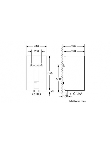 Scaldabagno elettrico a parete 30 Lt... Scaldabagno elettrico a parete 30 Lt...