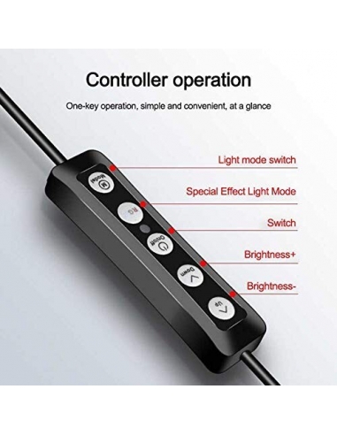 RGB MJ26 Selfie Flash dimmerabile Led...