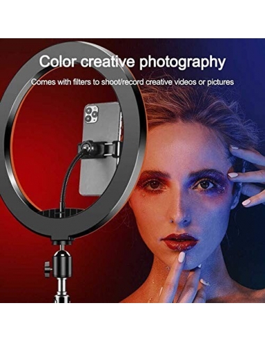 RGB MJ26 Selfie Flash dimmerabile Led...