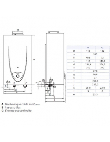 Scaldabagno a Metano Chaffoteaux... Scaldabagno a Metano Chaffoteaux...