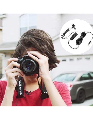 BOYA BY-M1 Pro Microfono a clip con...