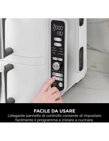 NINJA DOUBLE STACK  XL Friggitrice ad...