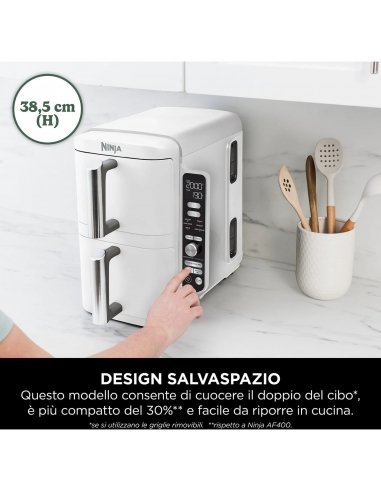 NINJA DOUBLE STACK  XL Friggitrice ad...