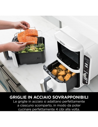 NINJA DOUBLE STACK  XL Friggitrice ad...