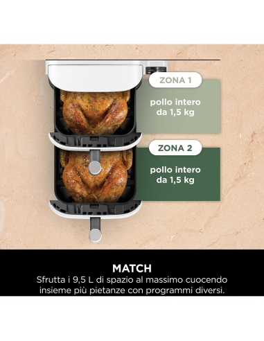 NINJA DOUBLE STACK  XL Friggitrice ad...