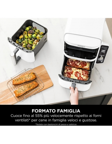 NINJA DOUBLE STACK  XL Friggitrice ad...