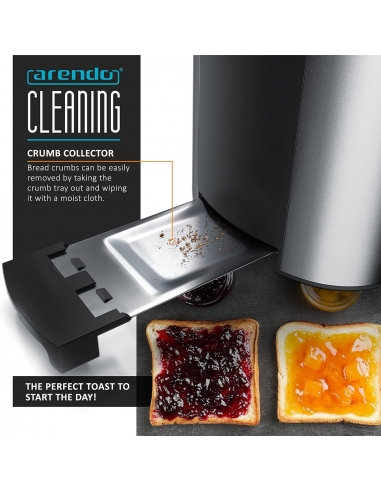 Arendo Frukost Tostapane 4 fette...