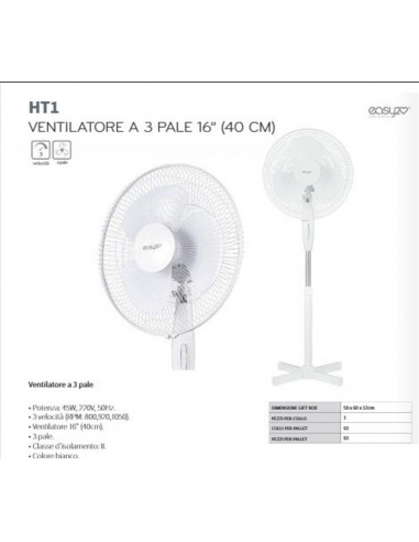 Easy2love HT1 Ventilatore a piantana...