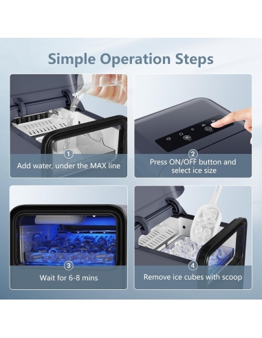 DH-ICM01 Macchina Ghiaccio Casa...