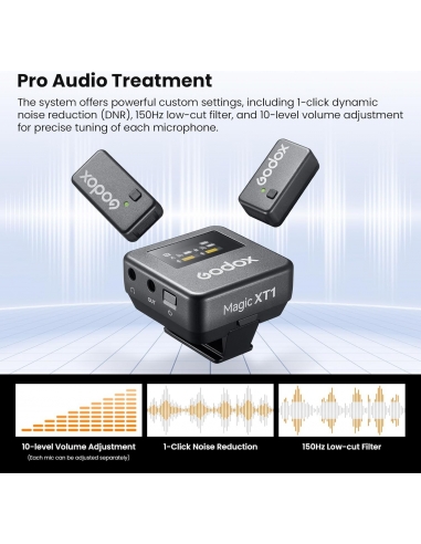 Godox Magic XT1 Microfono lavalier...