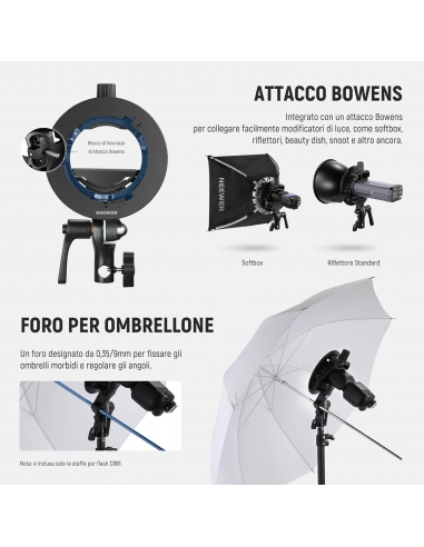 NEEWER CRB1 Supporto a Staffa Tipo S...