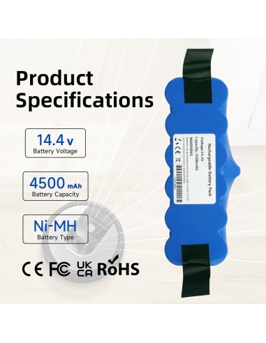 Batteria 4500mAh per iRobot Roomba...