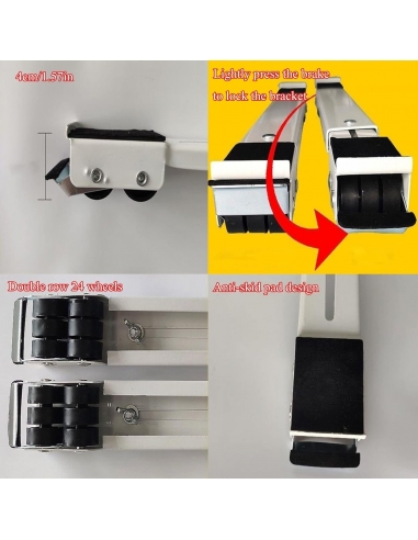 Supporto per Lavatrice con Freno,Base...