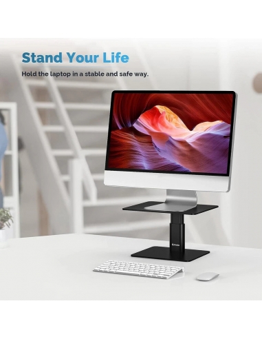 Monitor Riser Stand, Metallic...