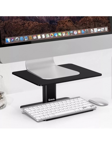 Monitor Riser Stand, Metallic...